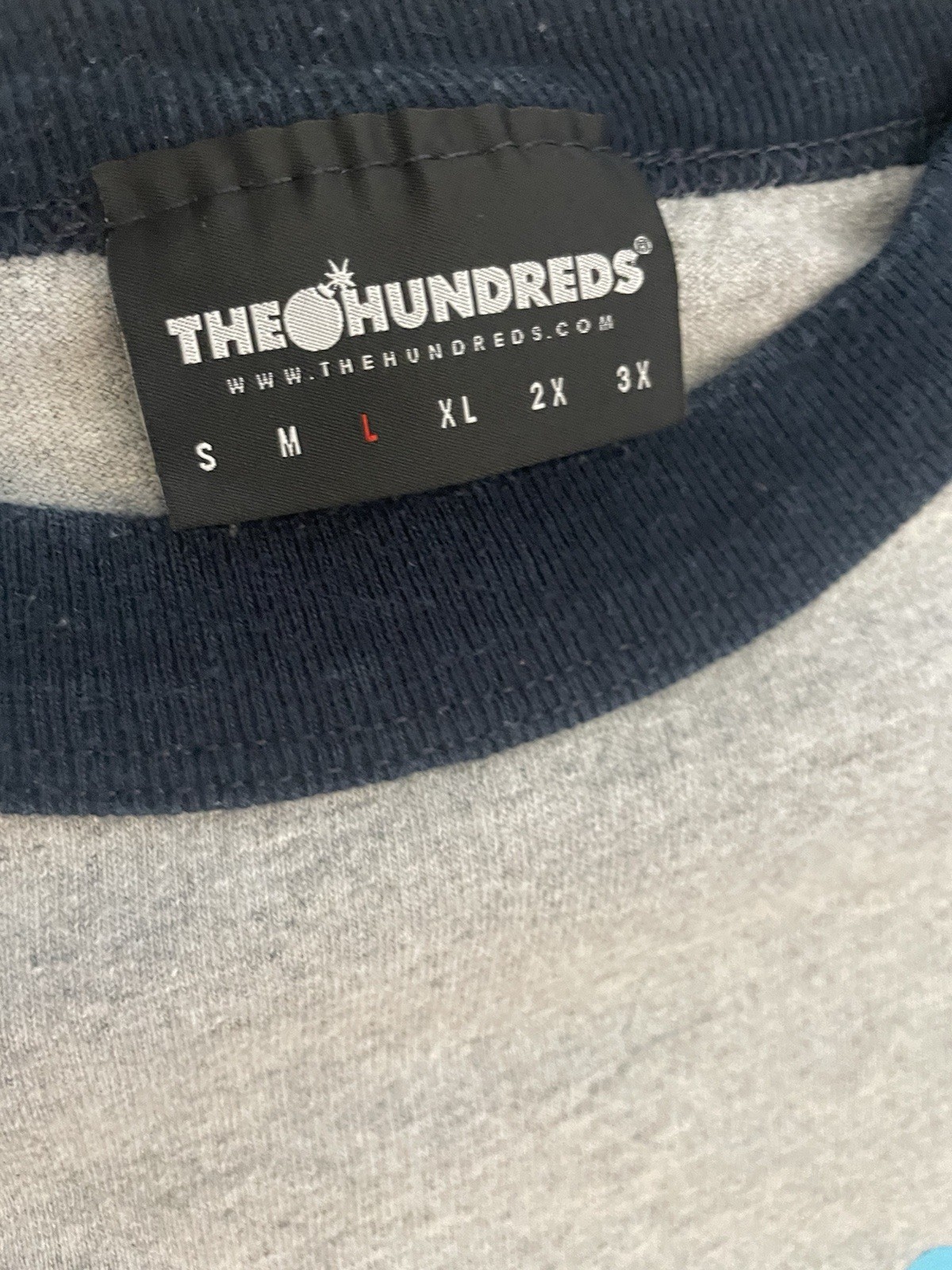 Vintage The Hundreds Skateboarding Tee Baseball T-Shirt Men’s Sz Large 90’s Y2k