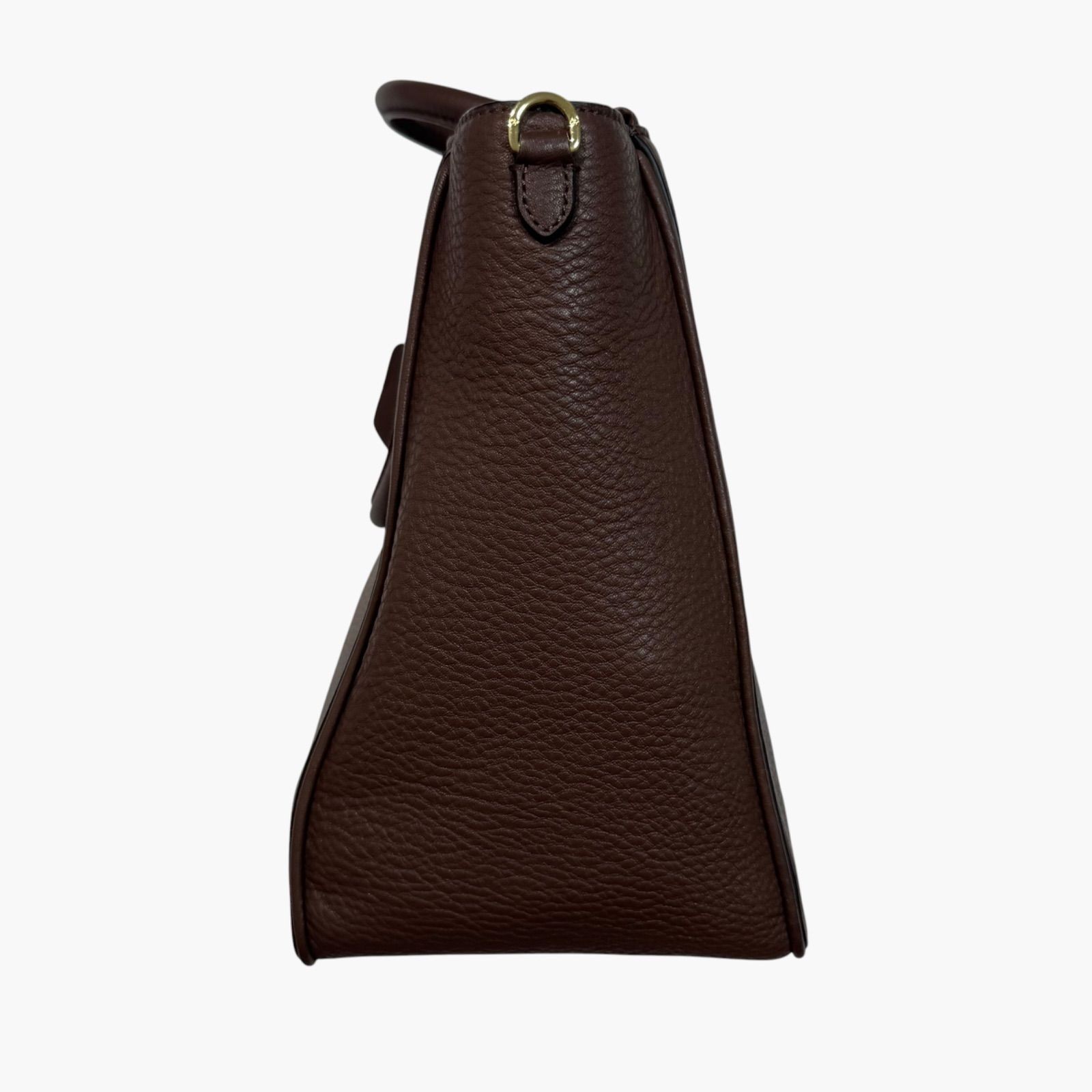 TORY BURCH Tory Burch Robinson 2WAY leather tote bag shoulder bag dark brown A4