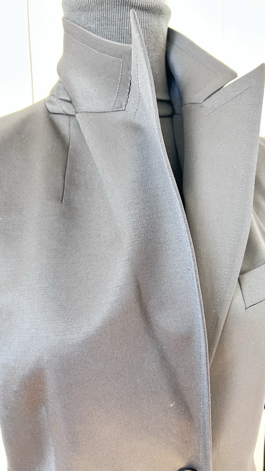 GUCCI Italy Black Wool Blazer IT 42 Tom Ford Era Tailored Jacket