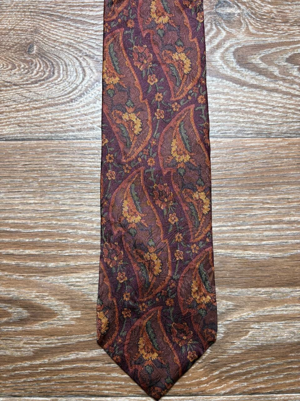 Ermenegildo Zegna 100% Silk Vintage Tie Made in Italy