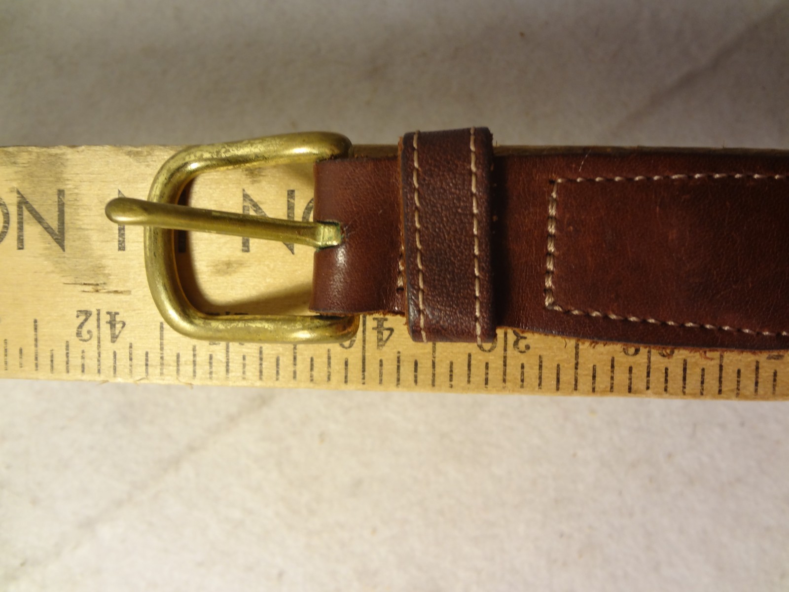 Vintage Preppy Belt with Flags by Preston Made In New England 35 1/2″ – 38 1/2″