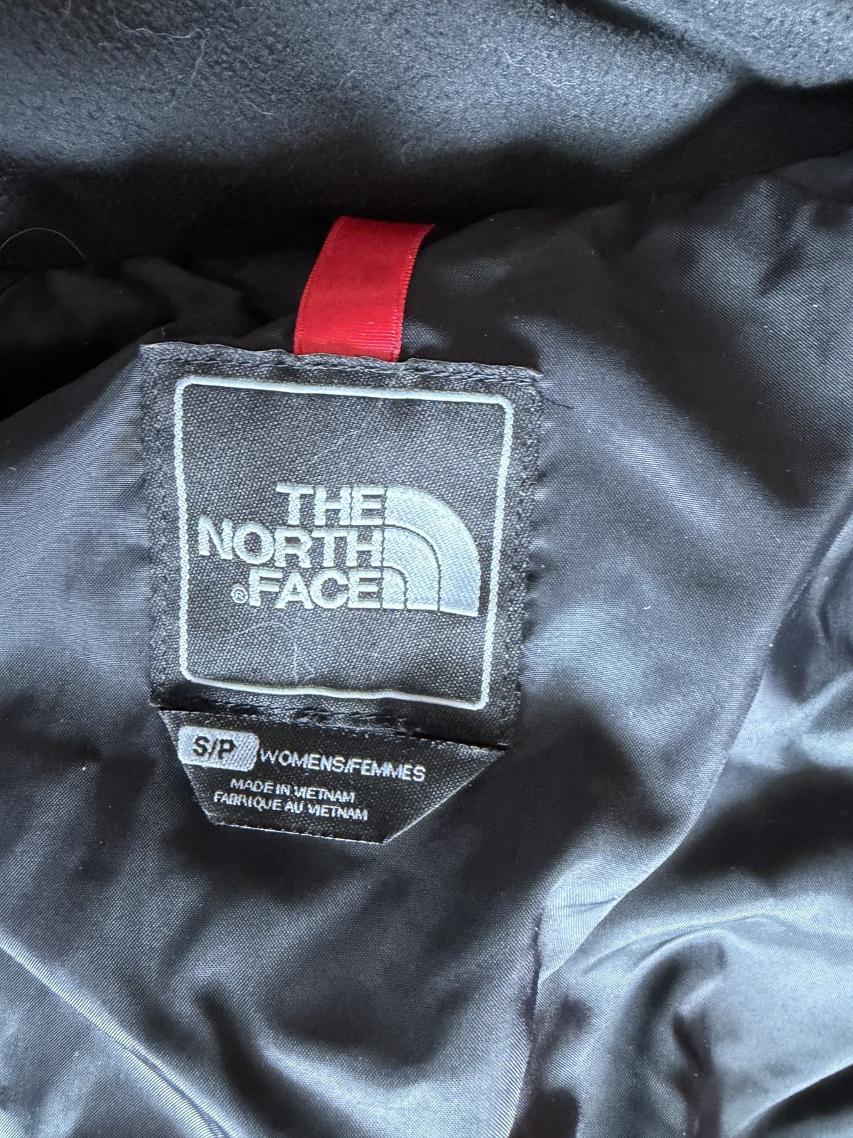 The North Face Aconcagua Down Puffer Jacket Full Zip Pockets Red S/P