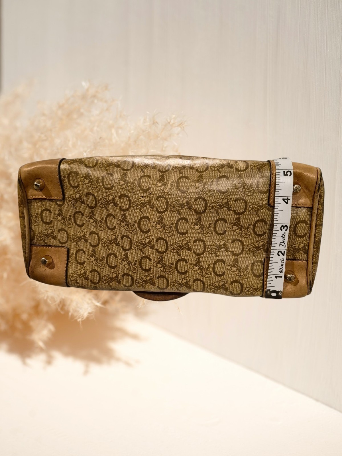 Vintage CELINE C Macadam Boston Bag