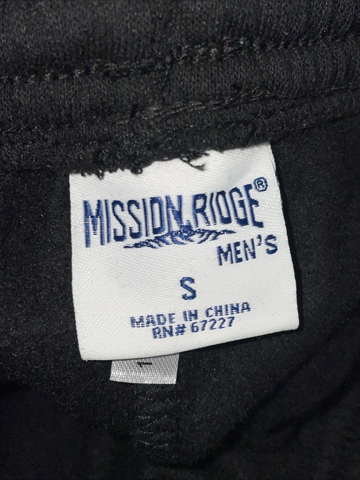 NWT Mission Ridge Black Fleece Sweatshirt & Joggers Set – Size Small – 2 Piece