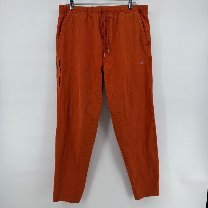 Mack Weldon Ace Daily Wear Joggers Sweatpants Orange Mens XL Stretch Drawstring