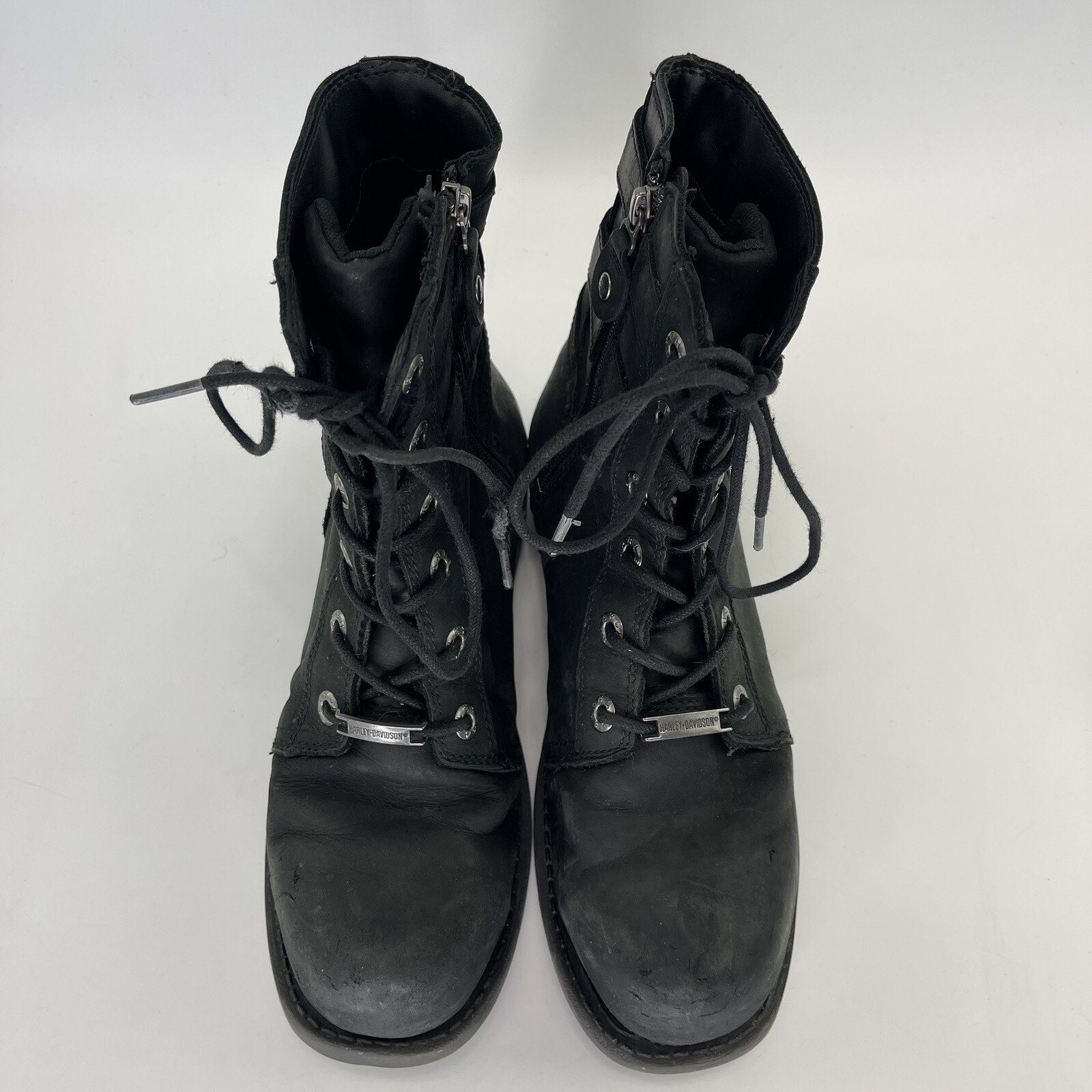 Harley Davidson Women’s Archer 6.25-In Leather Motorcycle Boots D84464 Size 9M