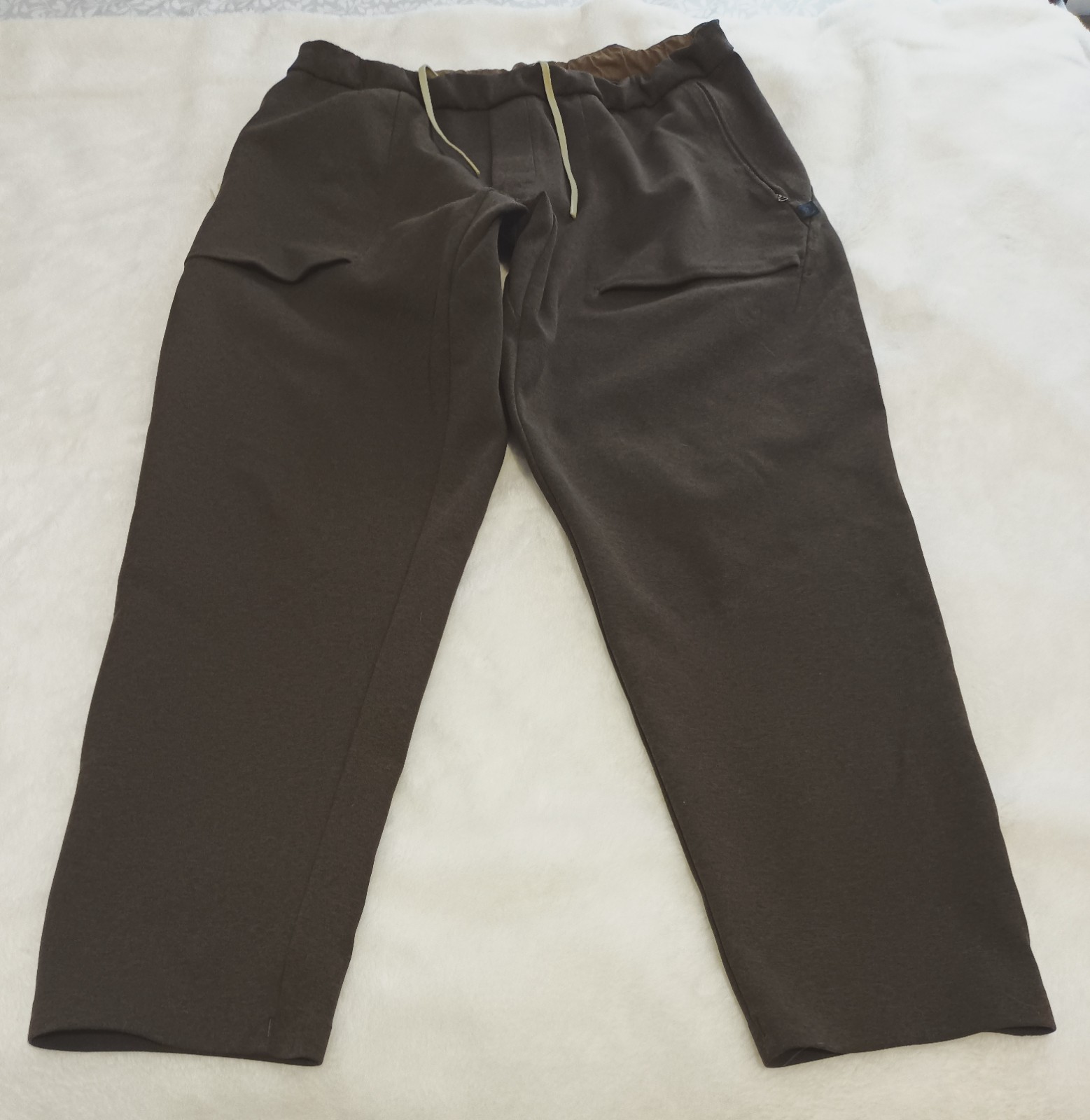 Lululemon Lab Pacatus Pants Mens L Brown Spacer Grid Track Jogger Casual LM5AAHS
