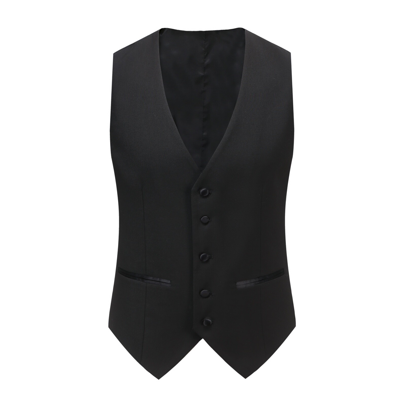 Braveman Men’s 3 Pc Slim Fit Tuxedo Set TX300 in Black