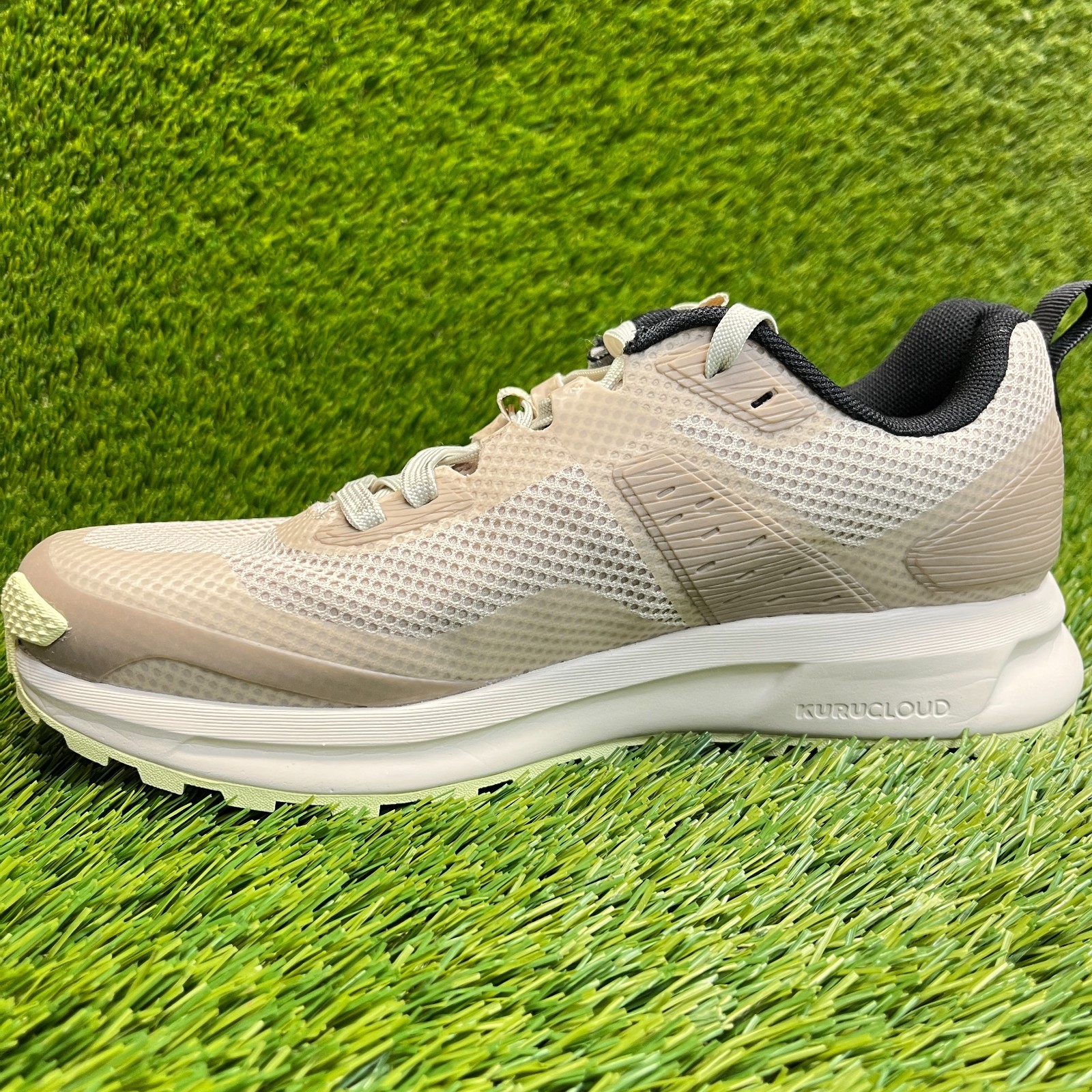 Kuru Atom Trail Womens Size 8 Beige Athletic Running Walking Shoes Sneakers