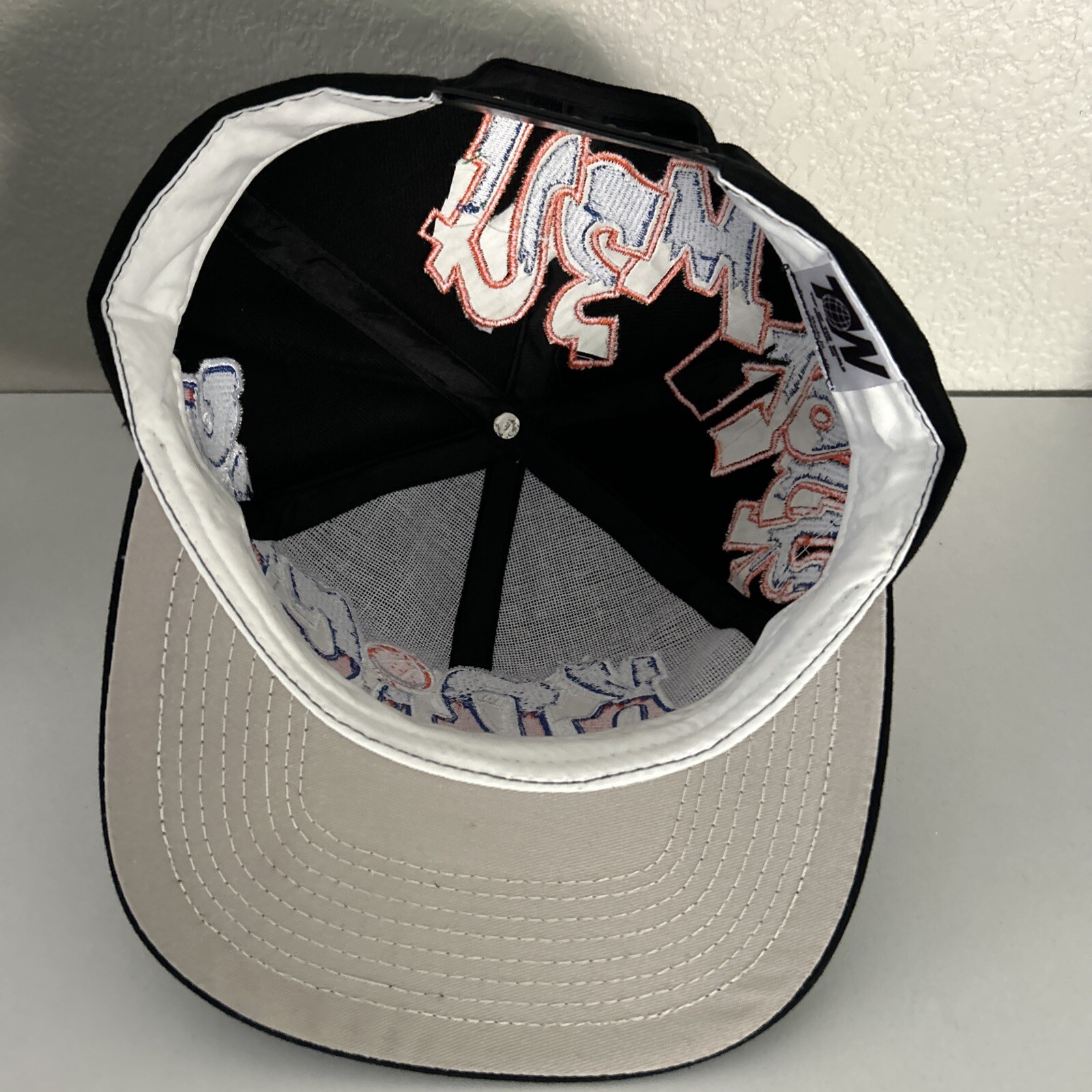 New York Knicks TOW Full Graffiti Custom Snapback Hat Cap All Black