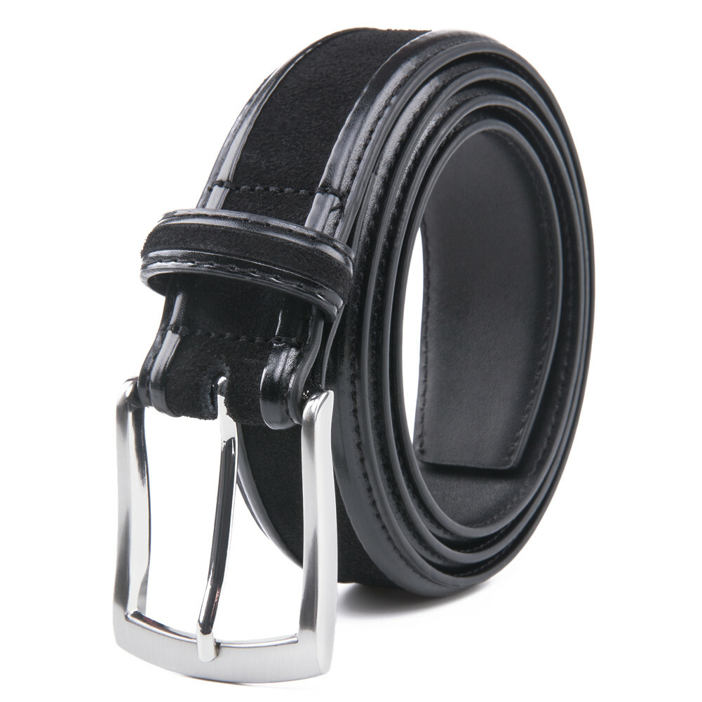 Men’s Belt Genuine Leather Dress Casual Belts for Men,1.33inch Width