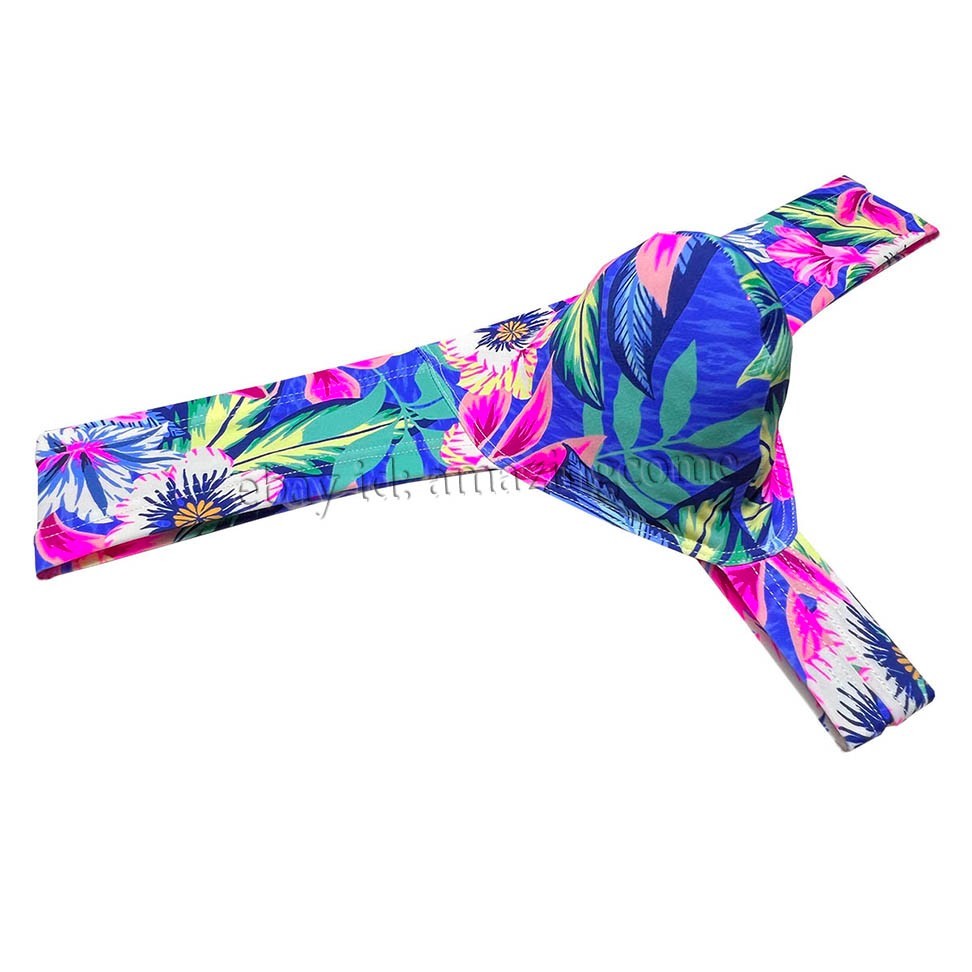 Men’s Printed Ultra Cheeky Brazilian Bikini Underwear Contour Pouch Boxer Briefs