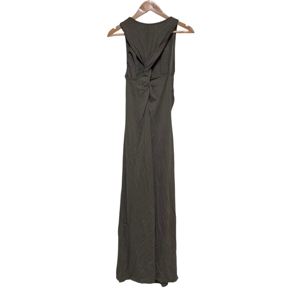 24SS MIESROHE Washable Twist Cut Narrow Dress MWCO242038 Size 1 Gray Women USED
