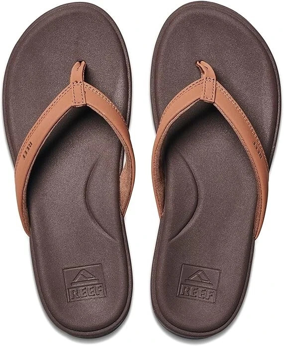 Woman Reef Cushion Cloud Super Soft Molded Footbed CJ3634 Color Espresso New
