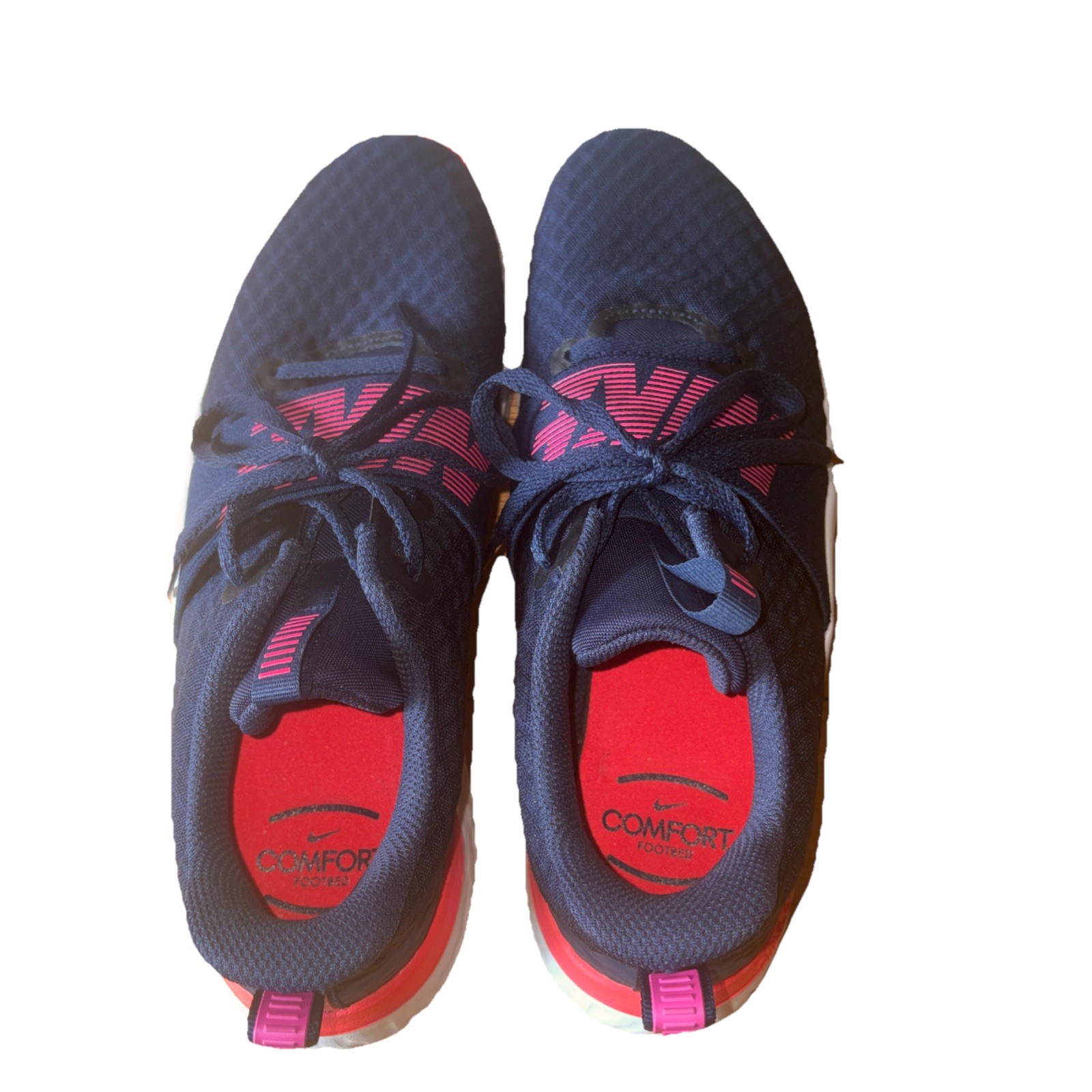 Nike Shoes Womens 10 Renew In-Season TR 9 Sneakers Blue Pink Strap