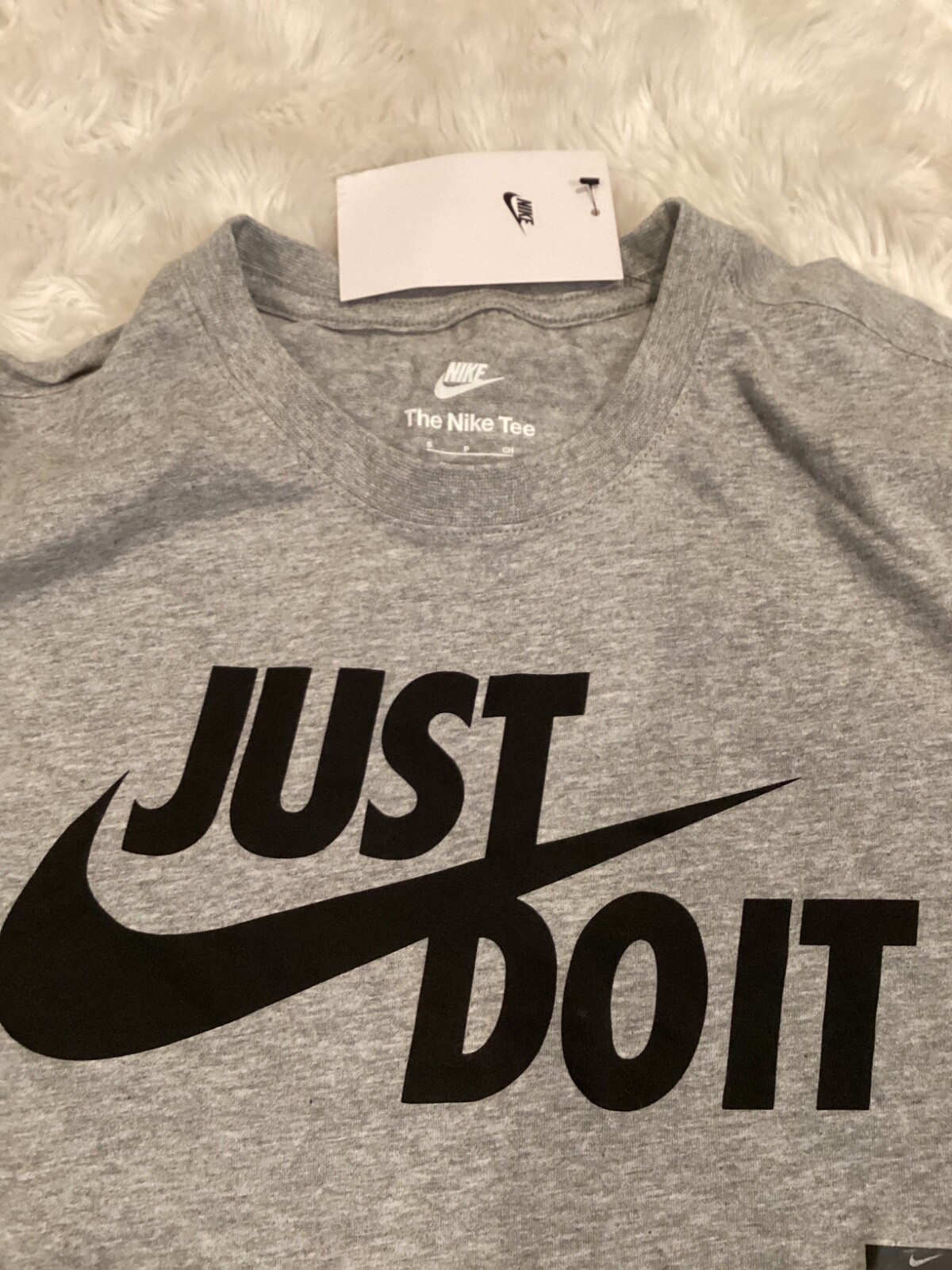 NIKE JUST DO IT TEE SHIRT SHORT SLEEVE COTTON AR5006 $30