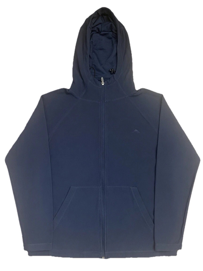 Cascade Sport Navy Full-Zip Fleece Hoodie Jacket Men’s
