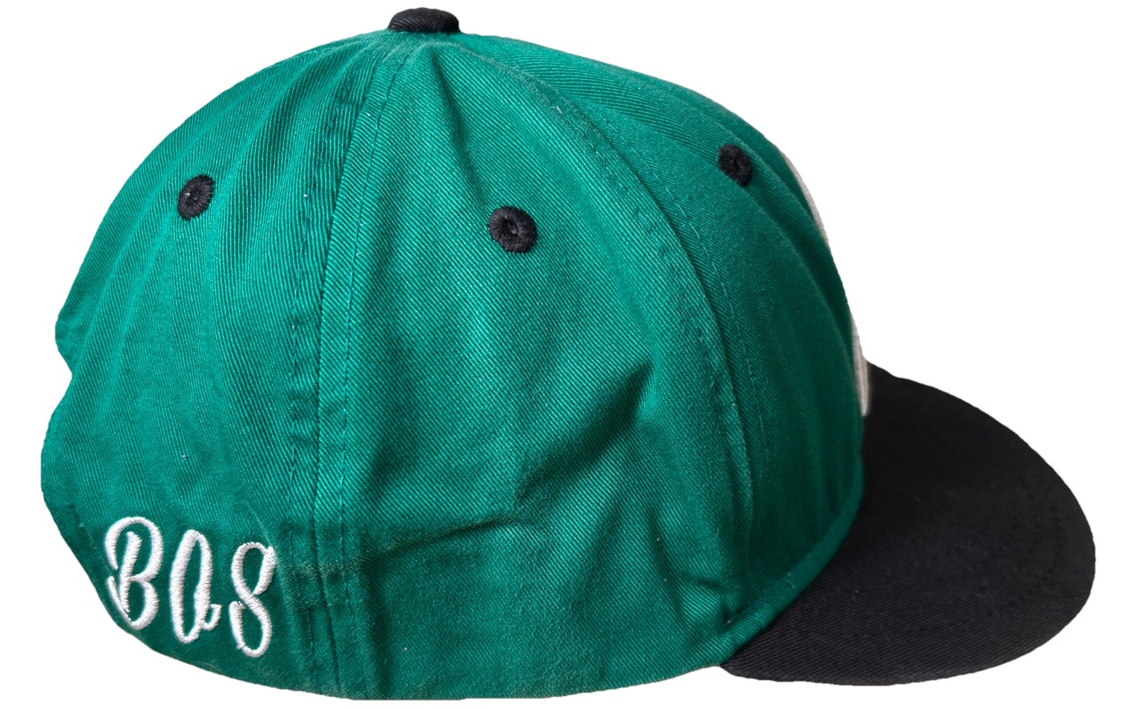 Boston Celtics Hat Cap Snapback Green Embroidered Spell Out Kbethos