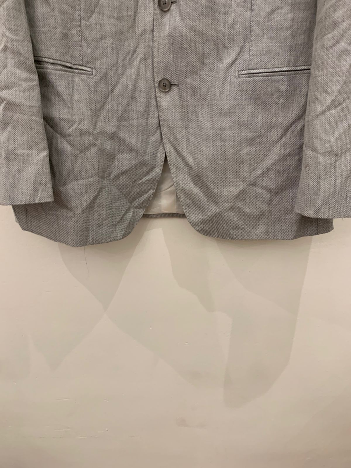Suitsupply Havana pure wool Vitale Barberis Canonico gray jacket blazer 42R 44R