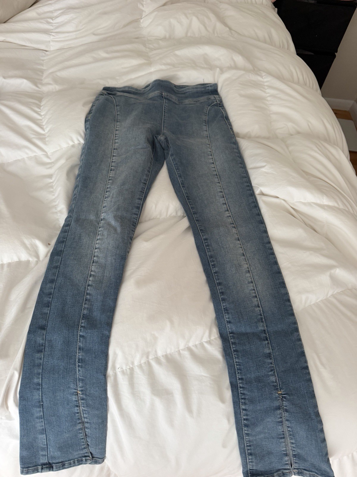 We The Free Free People Penny Pull on Flare Jean XS Wash Blue OB1783525