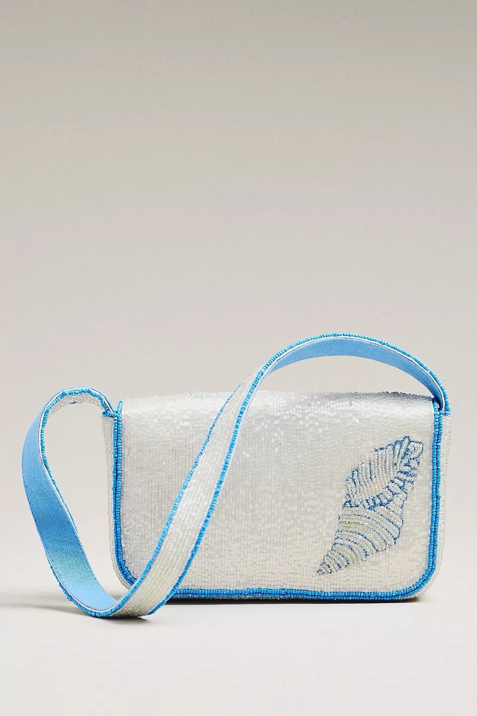 Anthropologie The Fiona Beaded Bag Icon Edition Clam Shells – NWT