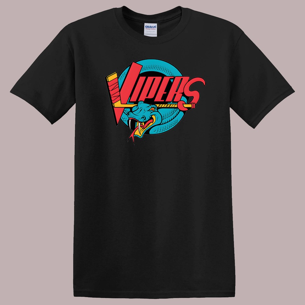 Detroit Vipers Michigan Classic Hockey Team Black Size S-5XL
