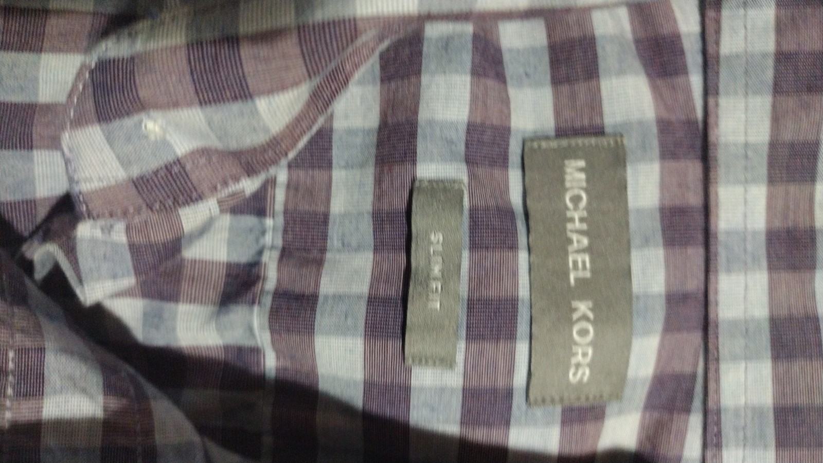 Michael Kors Men’s Medium (M)Style: Slim Fit Long-Sleeve Button-Down…