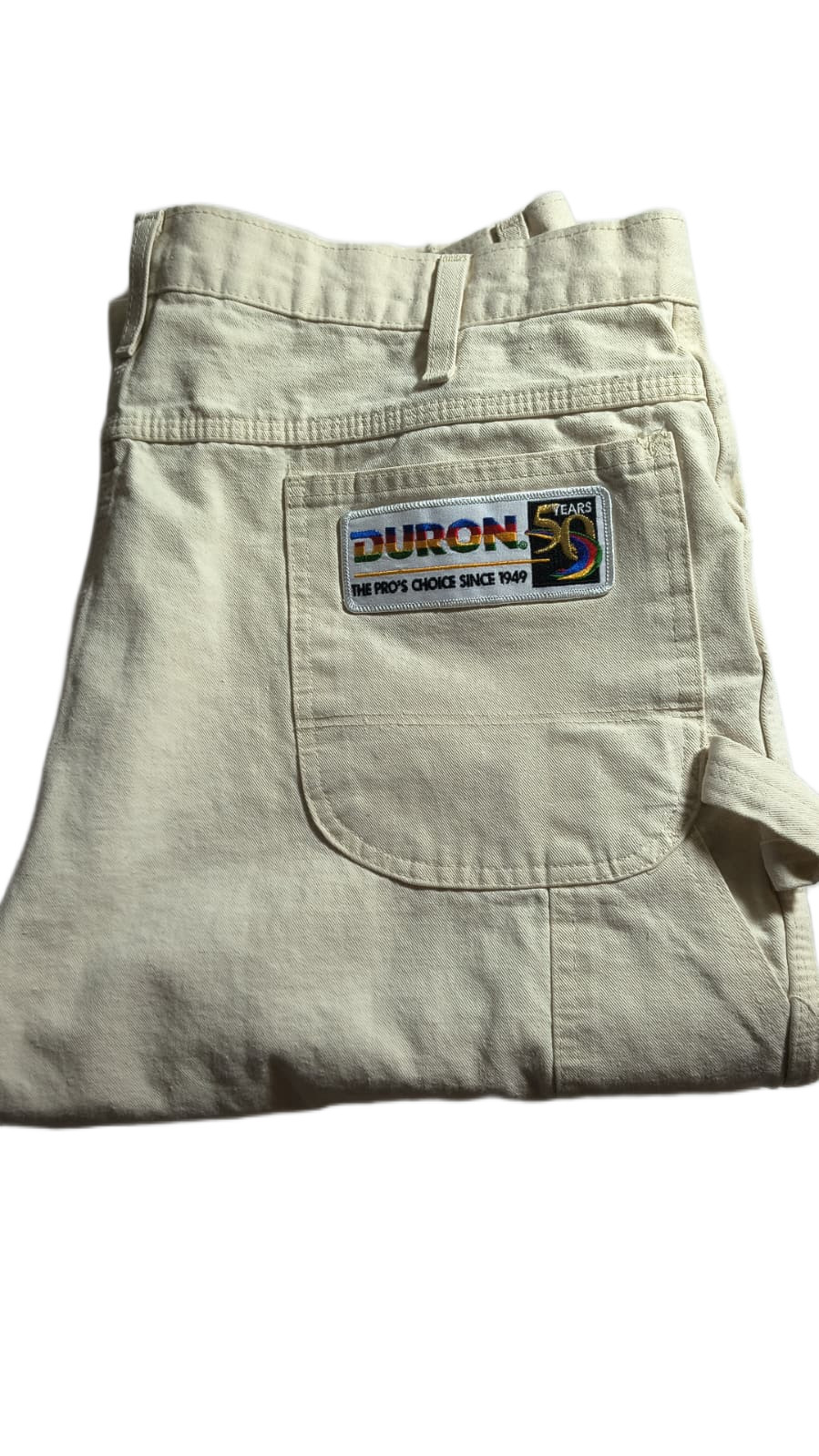 Vintage Dickies Duron 50 Years Carpenter Pants Men Natural Canvas SUM23/06/26/A