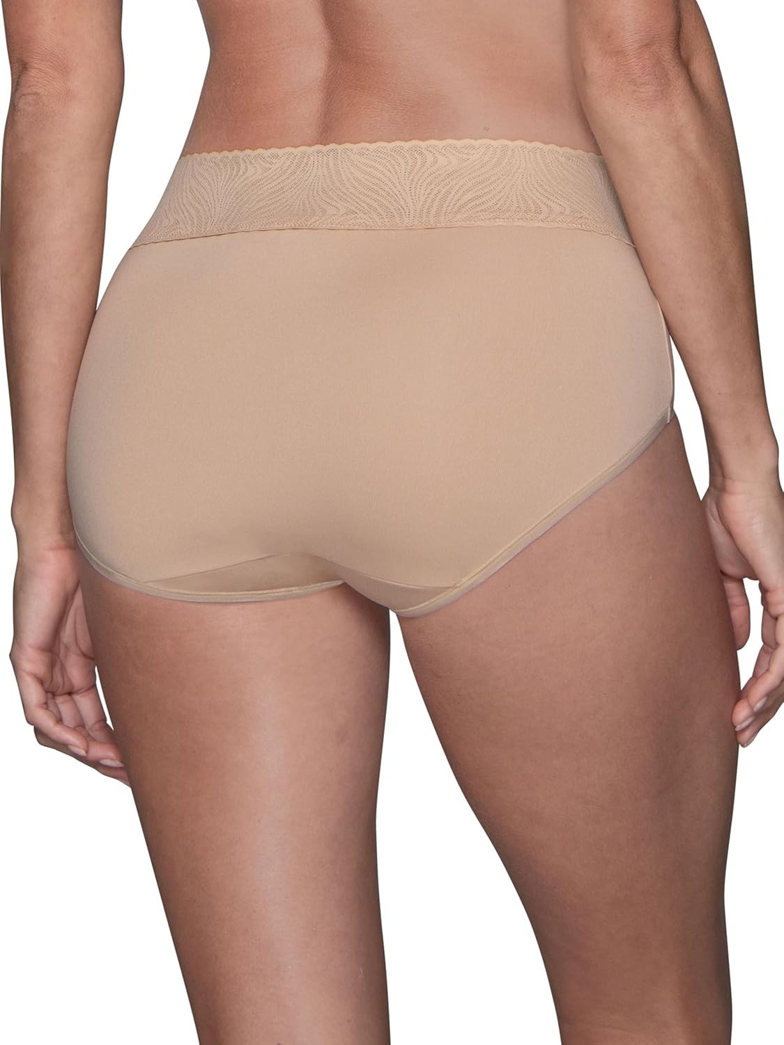3 Pack Vanity Fair Effortless Brief Panty 13476 Neutral Womens Sz 6-10 NWT
