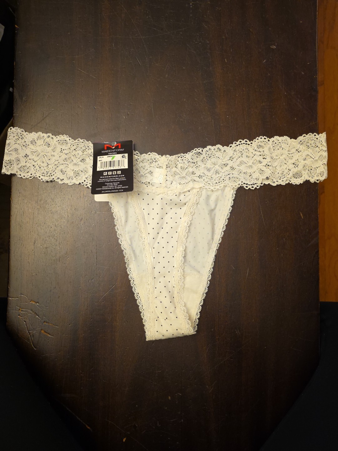 Maidenform Lace Thong Size 2xl/9