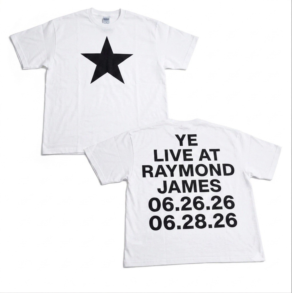 Kanye West YE BULLY Live In Tampa 06.26.26 06.28.26 Concert T Shirt New