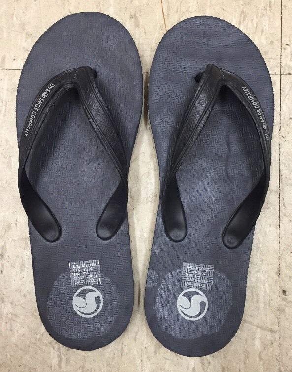 Vintage DVS Skateboarding Shoe Company Plastic Upper Flip Flops Sz 9