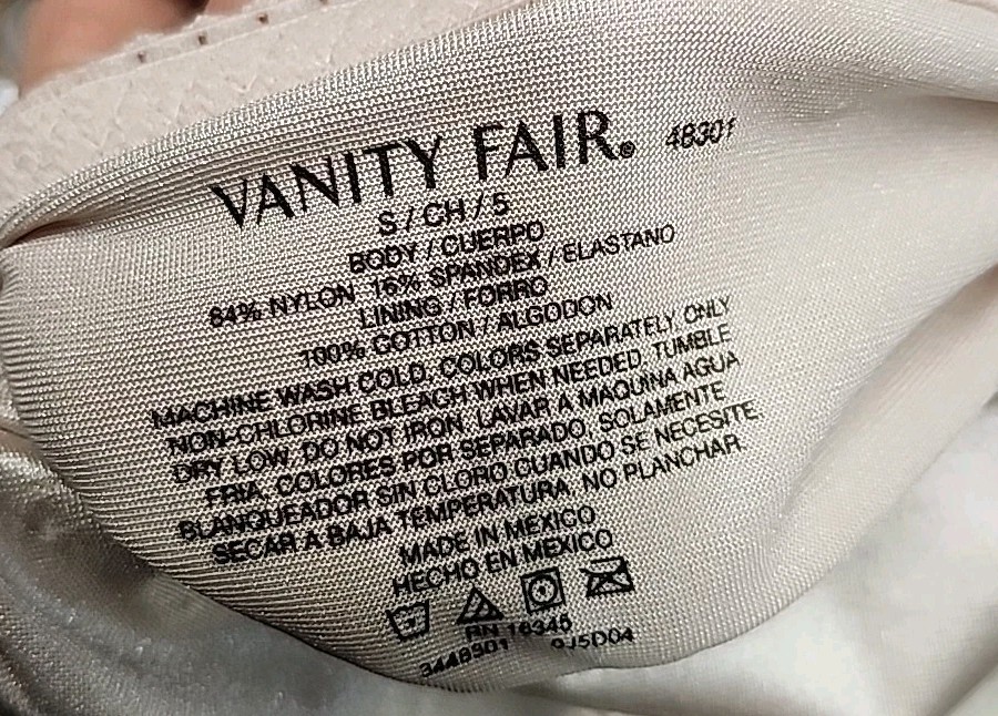 New Vanity Fair Light Control Smoothing Undershapers Hi-Cut 3 Pk Panties 5 Small