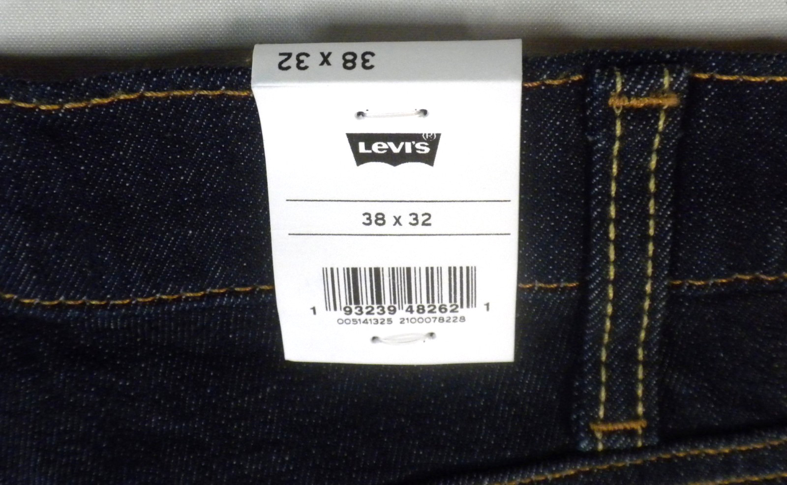 Levi’s 514 Straight Men’s Blue Stretch Jeans Size 38 x 32