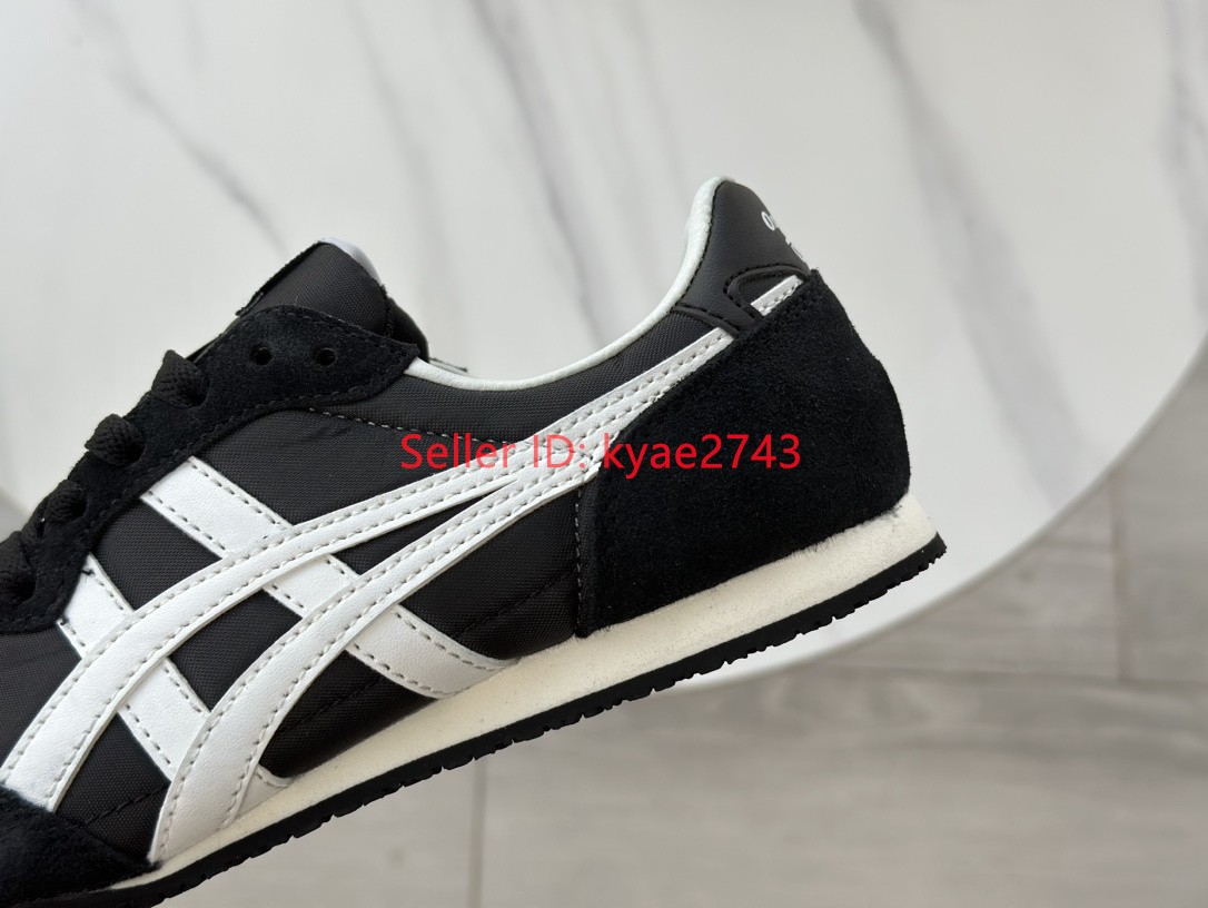Retro Onitsuka Tiger SERRANO Mens Womens Sneakers Black/White 1183B400-001
