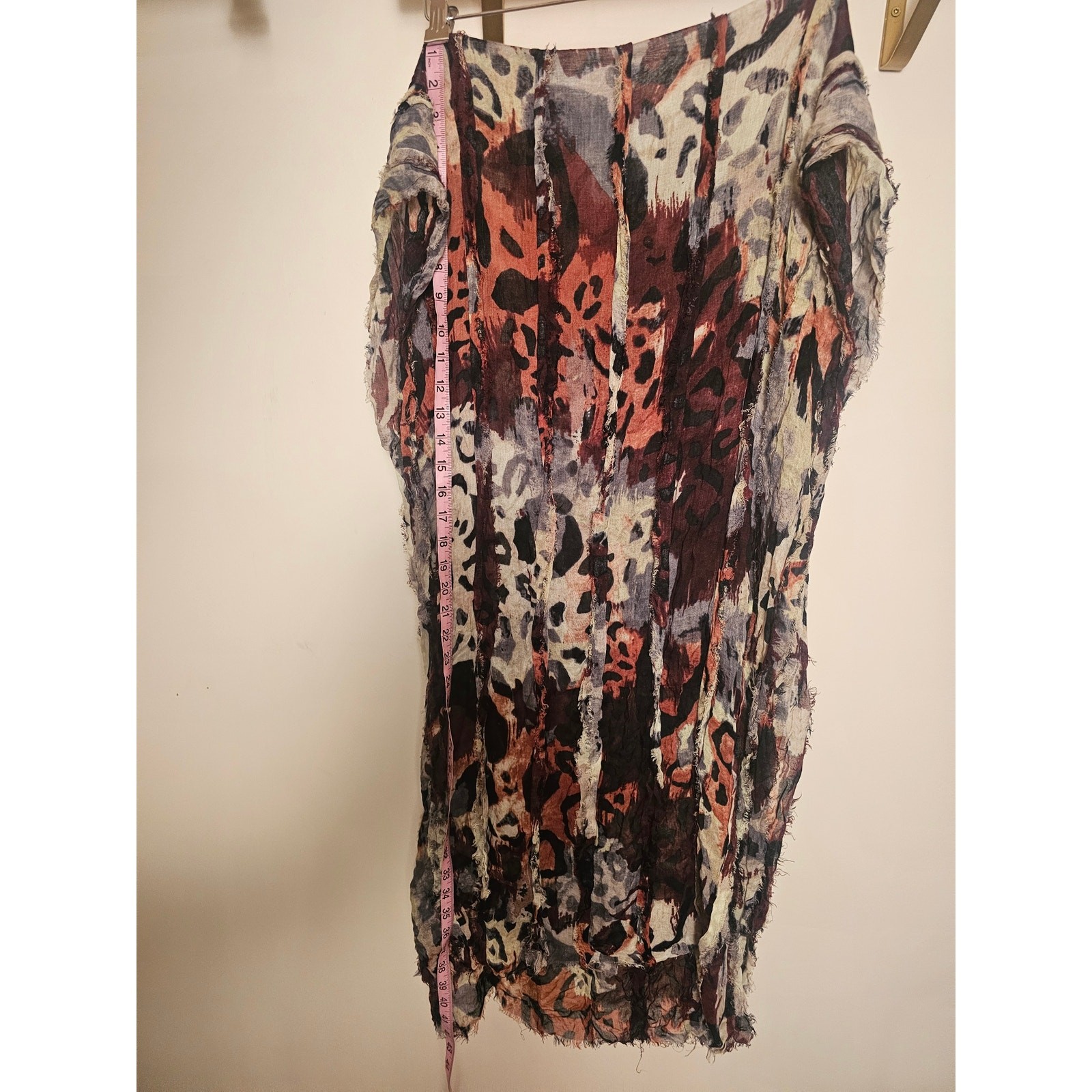 DVF 80 Inch Masons Animal Print Scarf