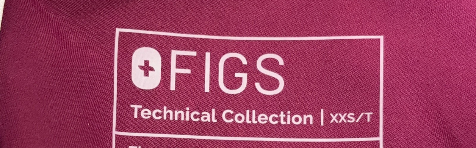 Figs Scrub Jogger Pants Boston Slim Womens Size XXS TALL Dark Magenta DKM