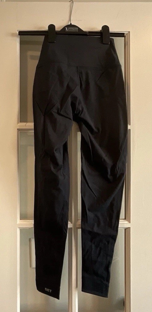 Set Active Sculptflex Gray Black XSmall Leggings And Top