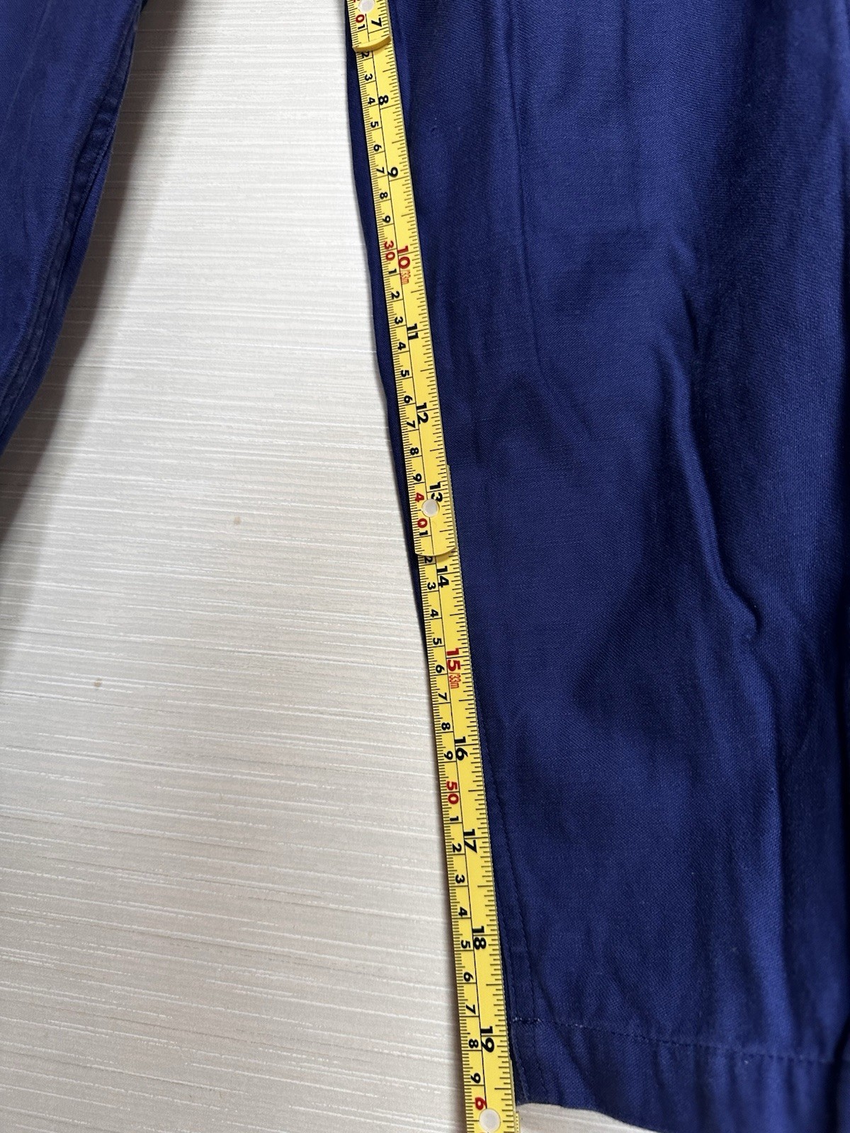 The Shinzone Tokyo Baker Pants 15AMSPA18 Navy Cotton Made in Japan Women’s 25