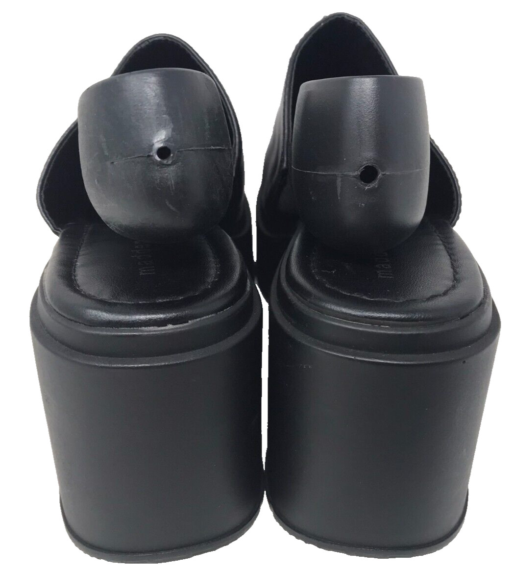 Madden Girl Women’s Windy Slip On Comfort Wedge Sandals Black Size:9.5 205N