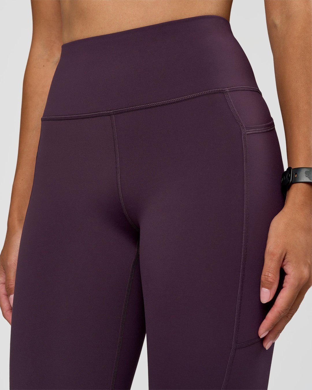 LSKD Rep Ultra High-Rise Full Length Legging Pockets Purple Plum NWT MSRP $110 M