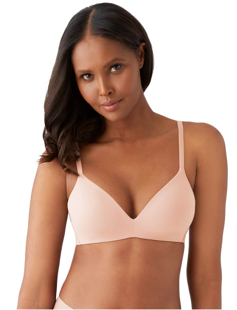 Wacoal 32B How Perfect Wire Free T-Shirt Bra 852189 Rose Dust NWOT