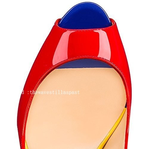 Women High Heels Pumps Peep Toe Platform Slingback Dress Party Shoes Size 4-20