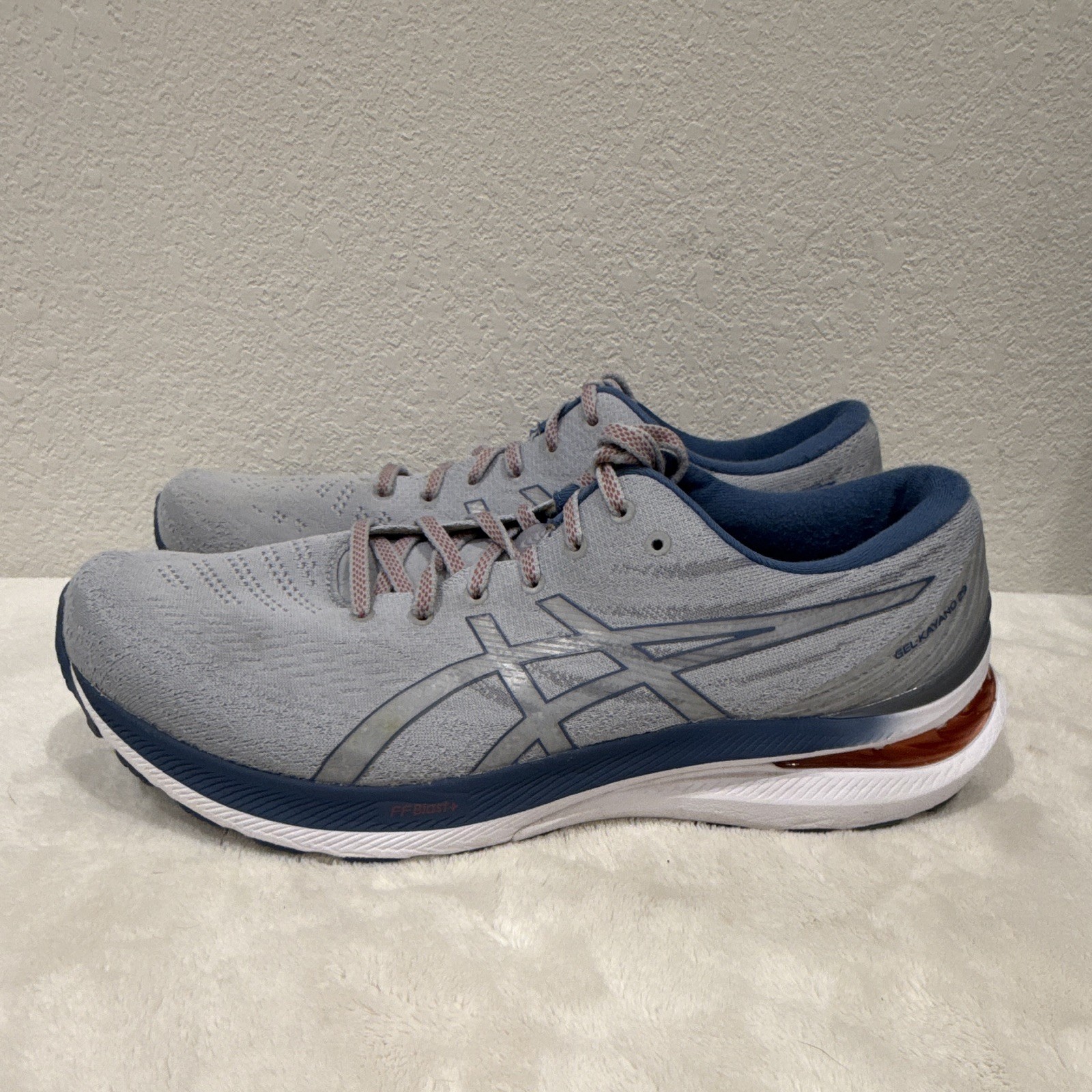 ASICS GEL-Kayano 29 Men’s Gray/Blue/White Lace-Up Low Top Running Sneakers