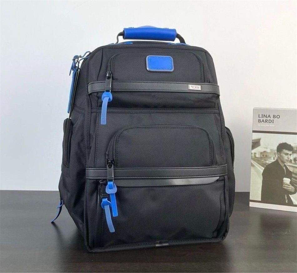 TUMI ALPHA3 Brief Pack 2603578 Blue Black Men’s Backpack Nylon Leather outlet