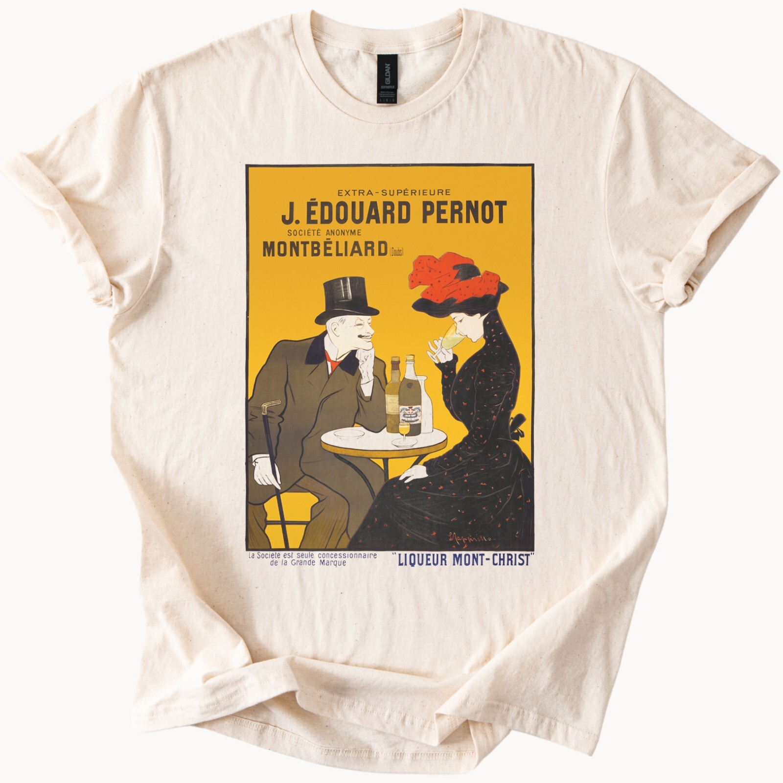 Absinthe Drinker Tee J Edouard Pernot Graphic T Shirt