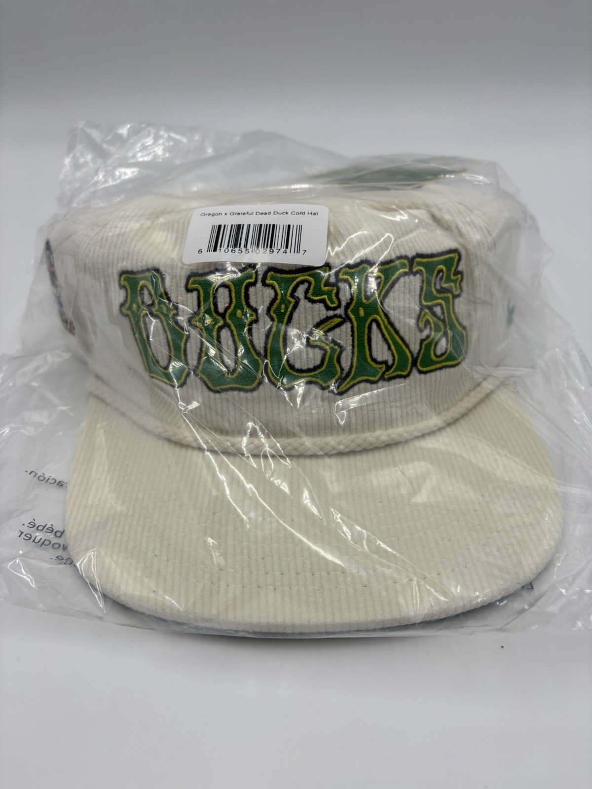 Nike x Grateful Dead X Oregon Ducks Corduroy Hat Cream One Size Adjustable