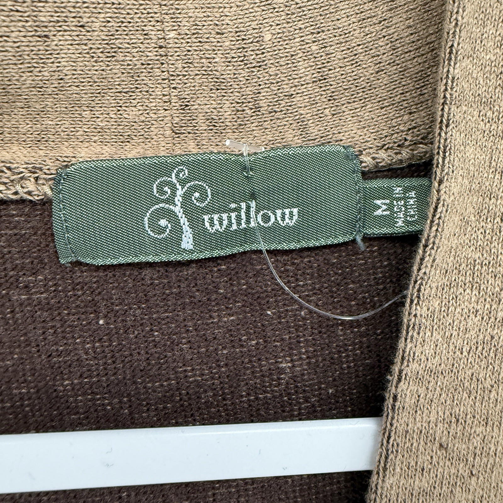 Willow Cardigan Womens M Brown V-Neck Button Up Boho Cottagecore Peasant Casual