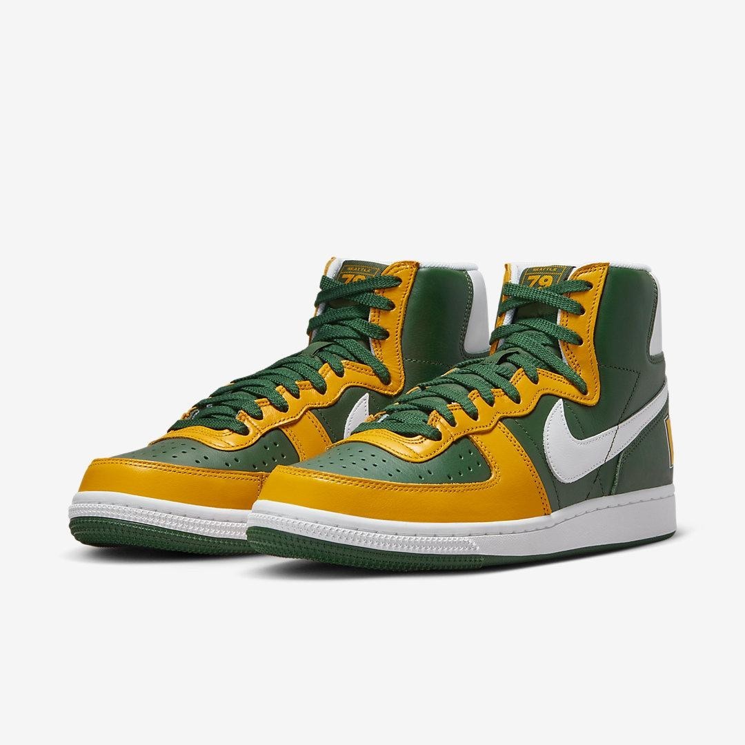 Mens Nike FOREST/WHITE TERMINATOR HIGH Seattle Supersonics FN4442-300 – US: 12