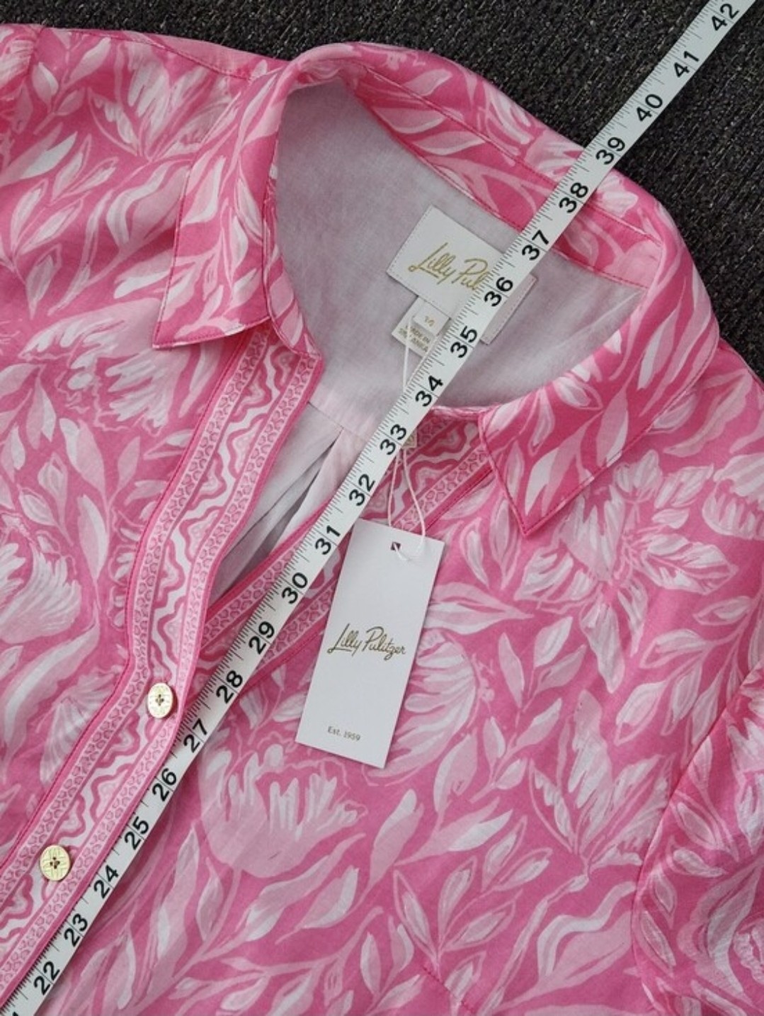 🆕️ 🌷SIZE 14 HTF Lilly Pulitzer🌷 – Daphnie Linen Blend Tunic Dress